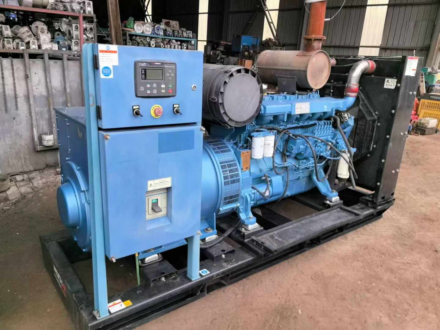 盐田500kW 柴油发电机组可带动设备功率的计算公式是什么？